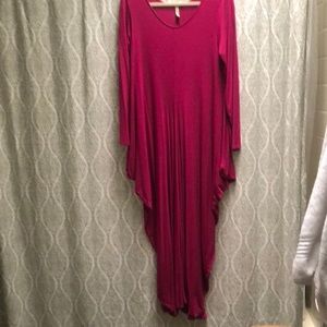 Scoopneck maxi knit dress